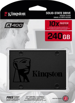 Kingston SSD A400 2,5 Zoll 240GB Interne SSD - Schwarz (SA400S37/240G) NEU/OVP!