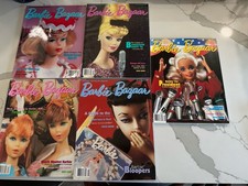 Lot of 5 Barbie Bazaar Magazines, Mixed Lot From 1996-1996