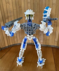 LEGO Bionicle Toa Inika Lot (8732 & 8730) - 100%, WORKING LIGHTS, Manuals