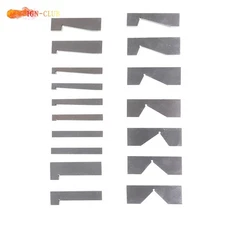 17 Pcs1/4 to 45 Degree Set  Hardened Steel Precision Angle Block Accuracy .0003"