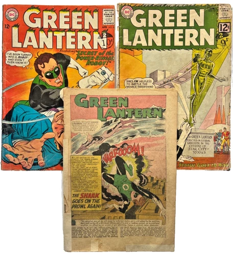 =Green Lantern=#12 #28 #36 Vintage Silver Age Reader DC Comics complete