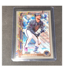 Topps 2024 Holiday Pete Alonso Holiday Silver Glitter H34 New York Mets