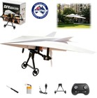 DIY Remote Control Paper Plane Power Kit 4-Channel RC Aircraft Building Parts
