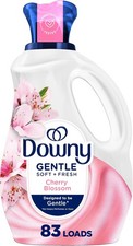 Gentle Soft + Fresh Fabric Softener Liquid, Cherry Blossom Scent, 56 FL OZ, 83 l
