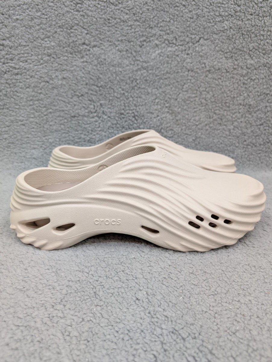 Crocs Echo Wave Clogs Beige Almond Tint Adult Men\'s Size 11 Sandals Shoes NEW Crocs Mens Echo Wave  main image 4