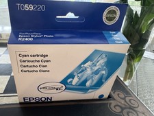 Genuine EPSON Ink Cartridge  TO59720 Cyan R2400