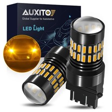 Auxito 2x 3157 3457a 4157 Super Amber Turn Signal Blinker Led Light Bulbs 48h Ea Auxito 2x 3157 3457a 4157 Super Amber Turn Signal Blinker Led Light Bulbs 48h Ea