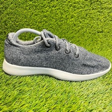 Allbirds Wool Runners Natural Gray Mens Size 10 Athletic Running Shoes Sneakers