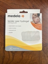 Medela Hydrogel Pads x 4 One Pack Pain Relief for Sore or Cracked Nipples