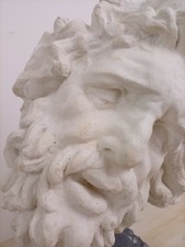 Scultura Testa Leocoonte Calco In Gesso 45 Cm 11,5kg Arti Decorative Classiche 