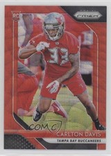 2018 Panini Prizm Rookie Red Wave Prizm 20/149 Carlton Davis #260 wd9