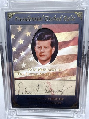 2025 A Word From POTUS White Paint One Of One John F. Kennedy 1/1 JFK - RARE