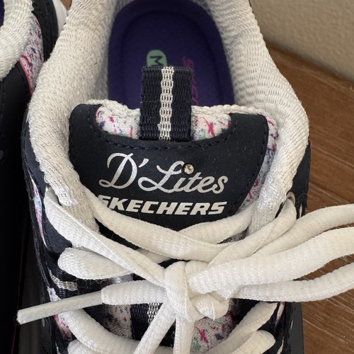 NEW Skechers D'Lites Dazzling Canvas Women’s 9.5 Memory Foam Sneaker Shoe - Picture 8 of 11