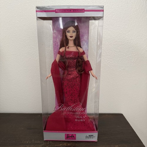 Barbie Birthstone Collection Edition July Ruby 2002 (B3415) - NRFB - Picture 6 of 6