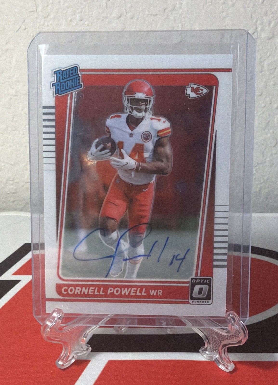 Cornell Powell Panini Donruss Optic #240 Autograph