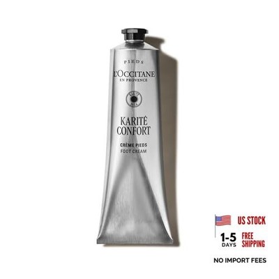 L'OCCITANE 15% Organic Shea Butter Foot Cream, 5.3 Fl Oz (Pack of 1)