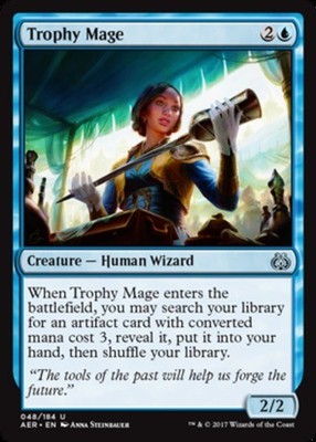 Light Play x 1 Trophy Mage - Foil Aether Revolt