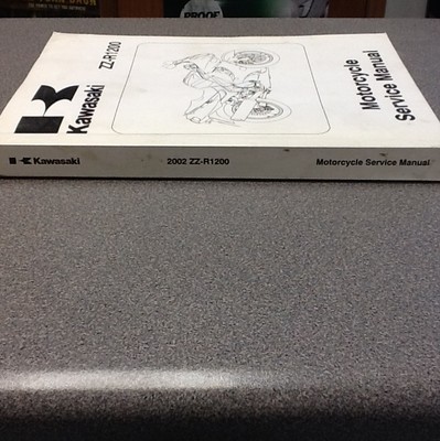 Motorcycle Service Manual Kawasaki ZZ-R 1200 Yr:2002 99924-1279-01
