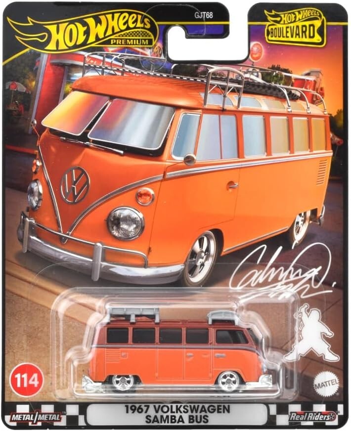 490個！Hot Wheels Volkswagen サンババス　ホットウィール IN HAND* 2024 Hot Wheels Premium Boulevard 1967 VOLKSWAGEN SAMBA