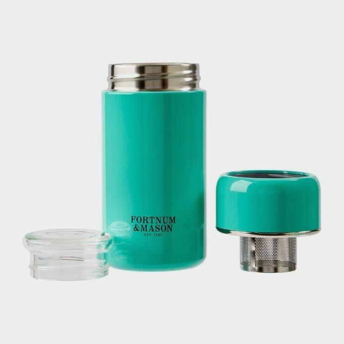 FORTNUM & MASON ターコイズ フラスク Amazon.com: British Fortnum & Mason Nile Light Blue Water