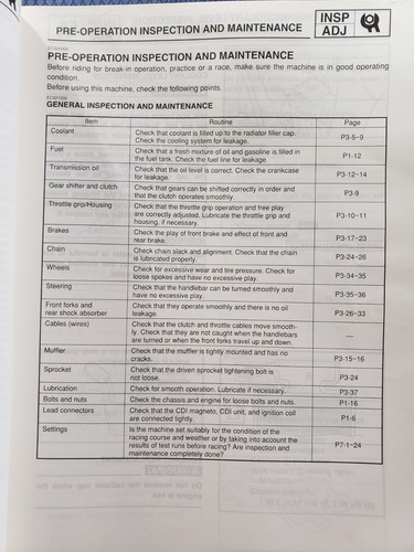 Yamaha YZ125N1 Owner's Service Manual 5 - Picture 4 of 9