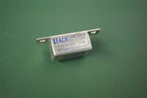 RELÉ DE LIXIVIACIÓN E-C2A-013 5945-00232-2957 710 OHM 2PDT 26.5VDC 2A LOTE ANTIGUO - Imagen 4 de 6