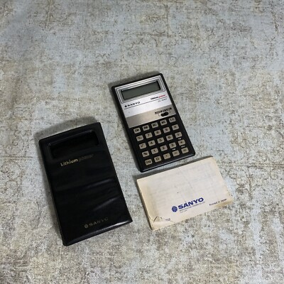 Vintage Sanyo CX 7215T Lithium Power Calculator 