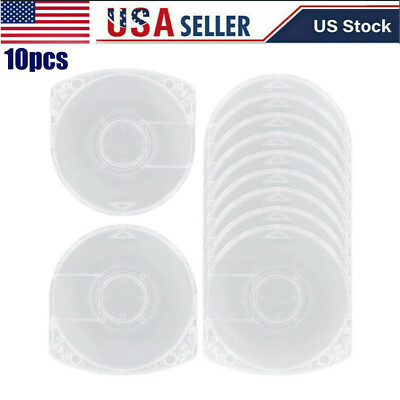 10PC Replacement Transparent UMD Game Disc Case Shell for Sony PSP1000/2000/3000