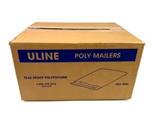 ULINE S-20785 Tear-Proof Poly Mailers w/ Tear Strip - 7.5 x 10.5 - Qty 1000