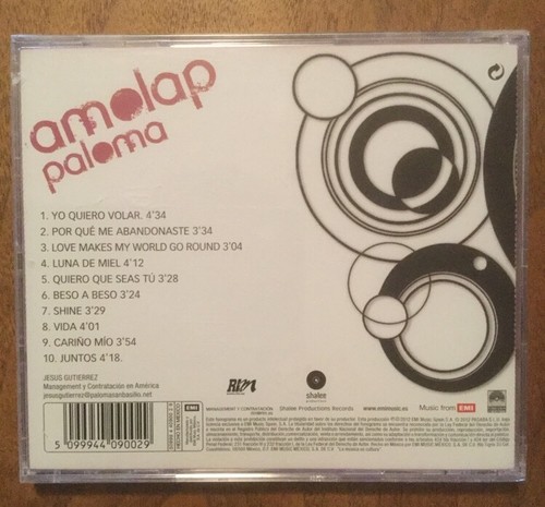 PALOMA SAN BASILIO - Amolap CD Sus Exitos Renovados IMPORT from Mexico 2012 - Picture 2 of 3
