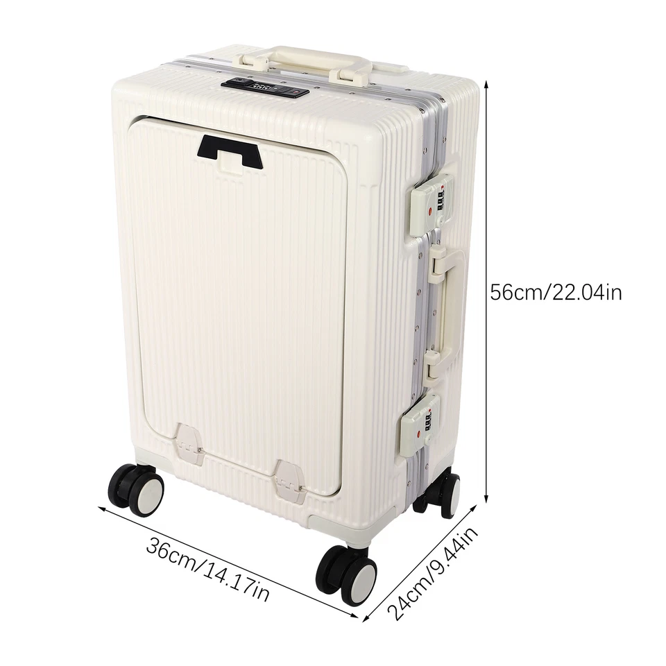 1 * 20" Travel Suitcase Boarding Cabin Suitcase  30l/7.93gal With A Usb Port - Image 2 of 4