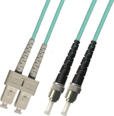 10M Multimode Duplex 10 Gigabit Fiber Optic Cable (50/125) SC-ST