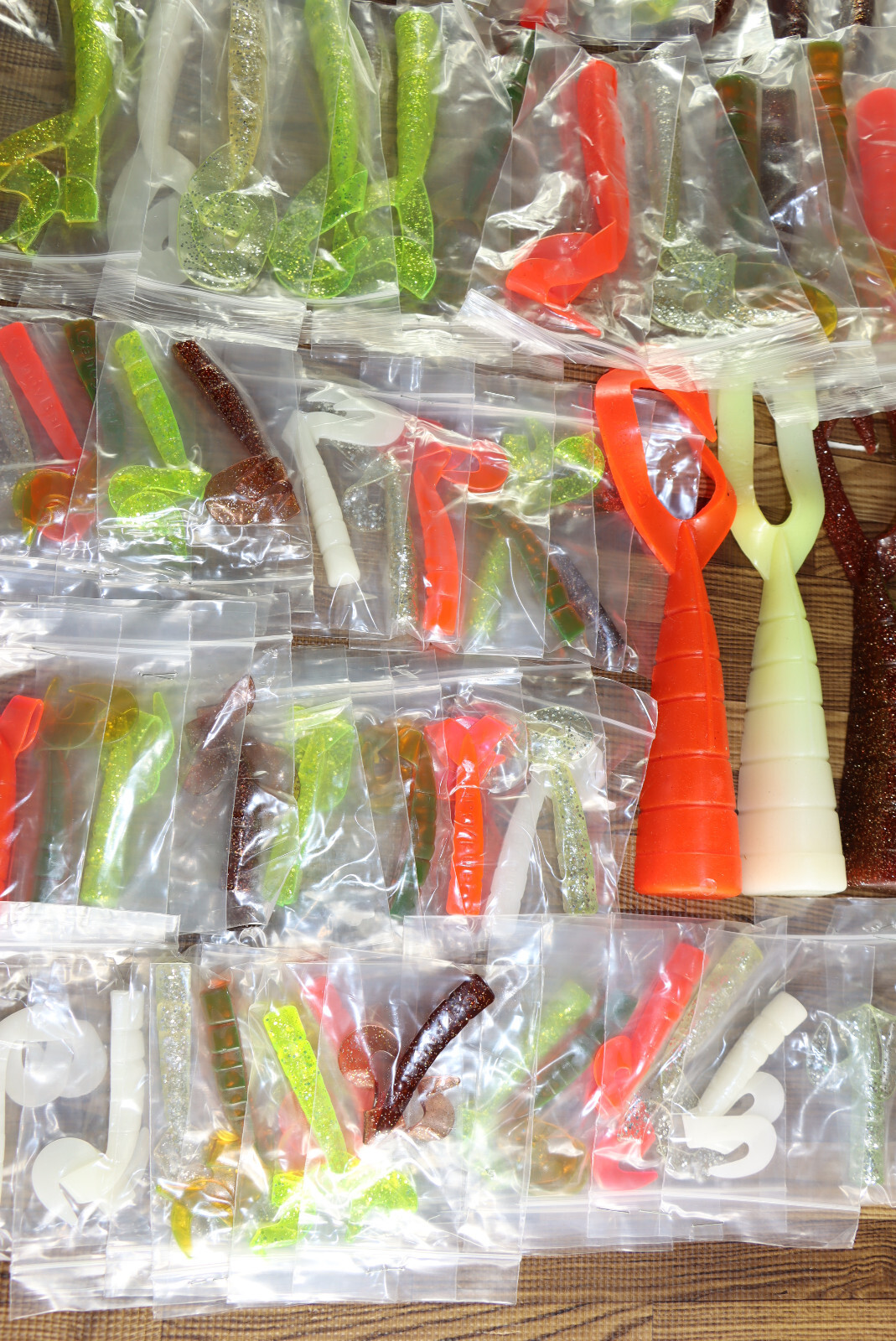 Candy Bar Offshore Angler Shrimp Twin Tail Soft Swimbait Lure 121 Piece - Image 10