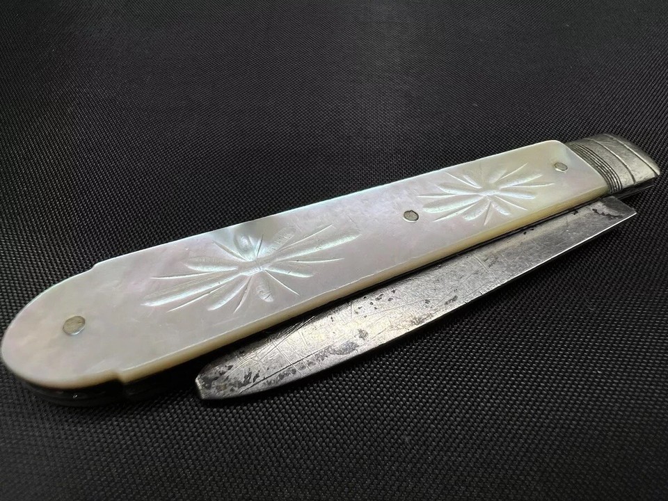 Hilliard & Thomason Sterling Silver MOP Fruit Knife Birmingham