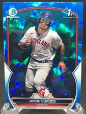 JORGE BURGOS 2023 BOWMAN CHROME SAPPHIRE #BCP-98 GUARDIANS