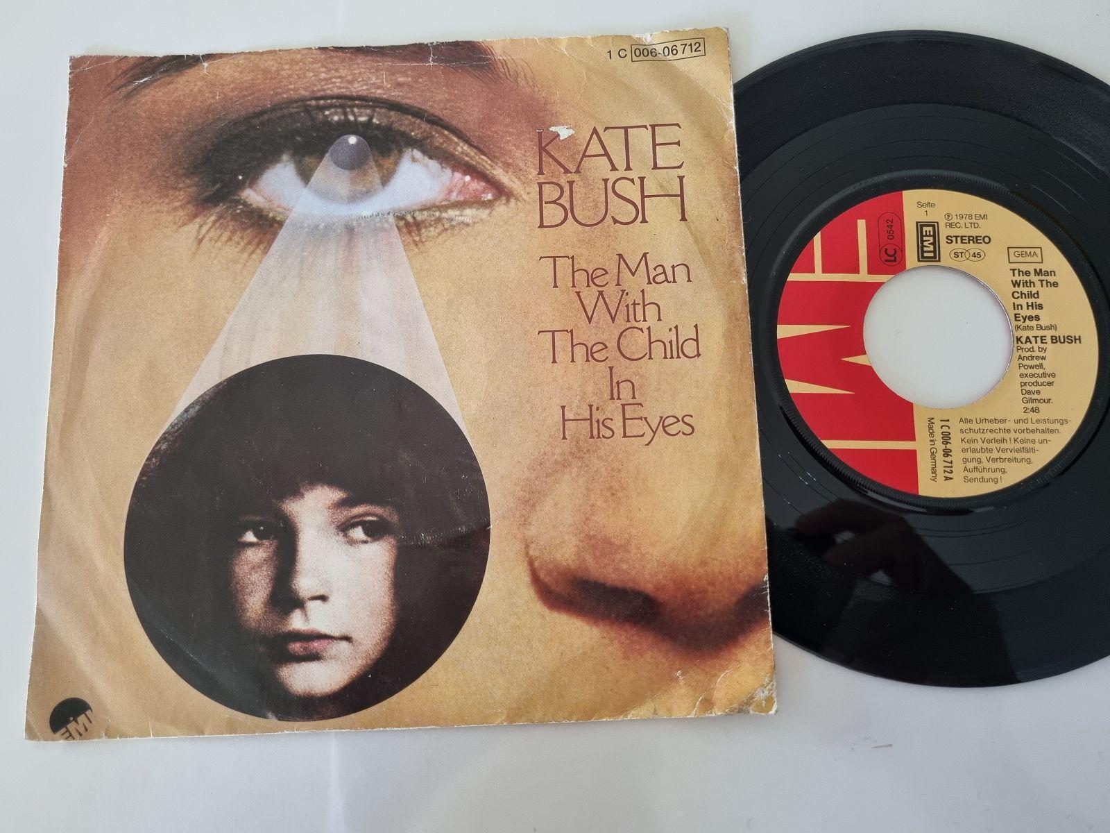7"" Single Kate Bush - The man with the child in his eyes Vinyl Germany