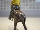 VTG BARCLAY&Britain LTD LOT OF 2 Lead Figurines- Cowboys SHOOTING GUNS ON HORSES — photo 4