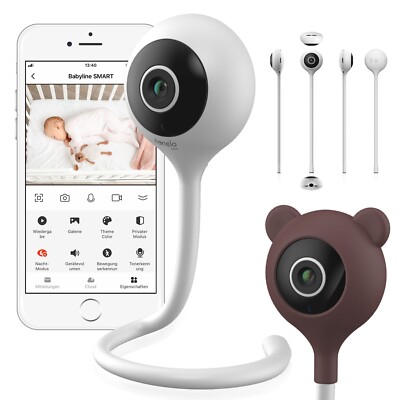 Babyphone mit Kamera WiFi Smart Baby Monitor Temperatur Mobile App