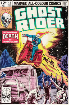 Ghost Rider (1973) #  42 UK Price (7.0-FVF) The Jackal Gang 1980
