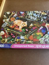 Springbok  Unexpected Mews 1000 Piece Jigsaw Puzzle By Garry Walton NEW