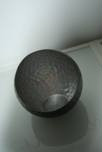 LAMBERT Windlicht CAMI graphit innen silber Eisen D: 14cm, H: 14cm NEU - Bild 3 von 11