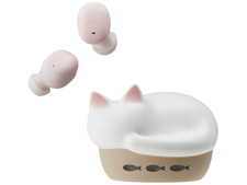 Radius Wireless Earphones NEKO White Cat Bluetooth HP-C28BTW NEW Japan New