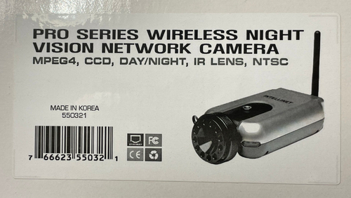Intellinet IP Camera - CCD MPEG4, Night Vision, Wireless (INT-W200IRN) - NEW - Picture 4 of 4