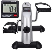 	Mini Exercise Bike himaly Under Desk Bike Pedal Exerciser Portable Foot Cycle	