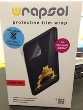 WRAPSOL CMPMO001-SO Clean Screen Protective Film For Motorola Xoom, NEW in Box