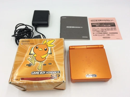 Nintendo GameBoy Advance SP Achamo Torchic Pokemon Center Console with BOX#2