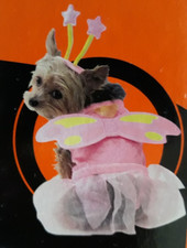 XS Pink Fairy Dog pet Halloween Costume w/ Wings and star antenna FREE SHIP