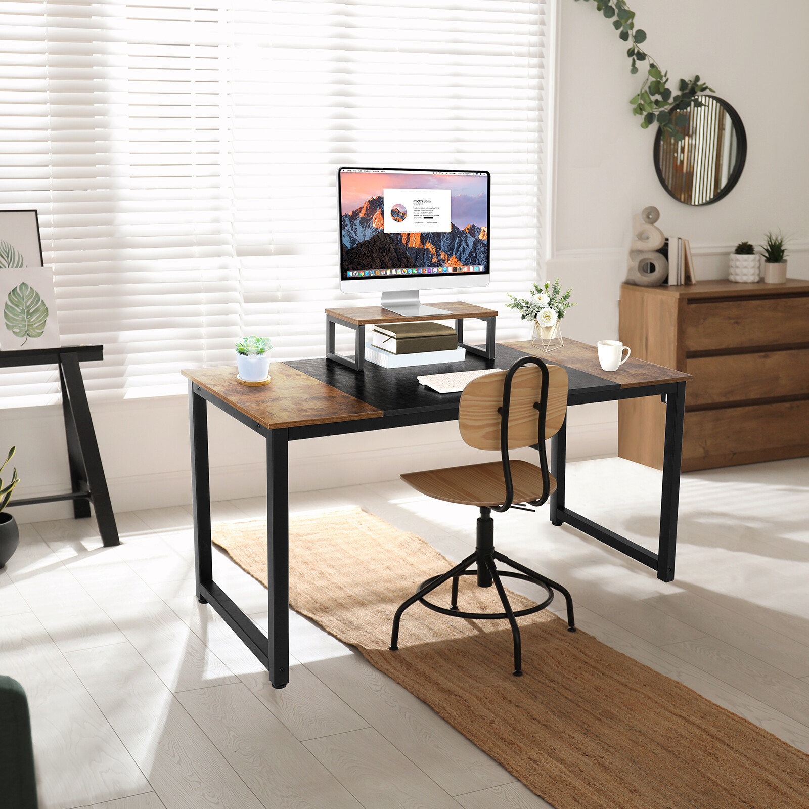 55'' Computer Desk Laptop Table Writing Study Workstation Home Office