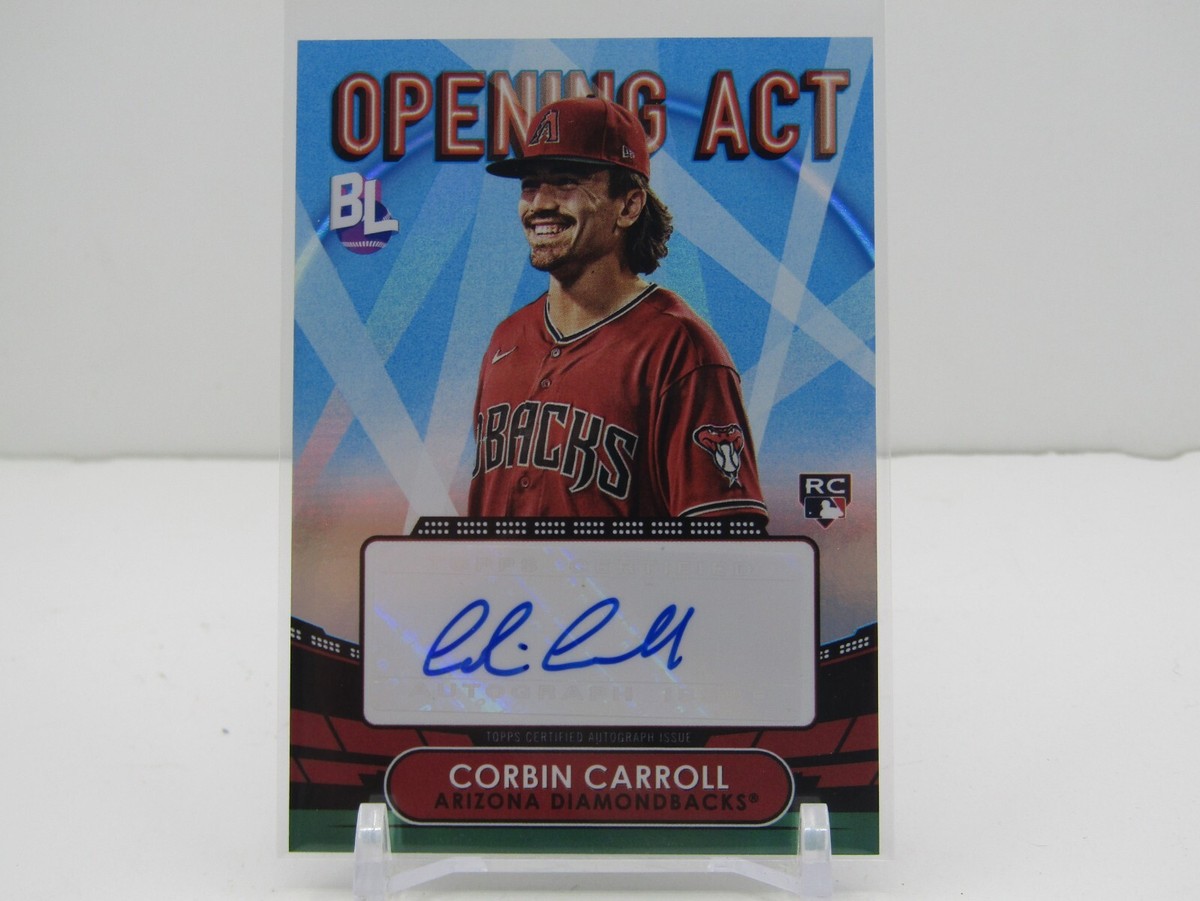 スポーツ選手 CORBIN CARROLL rookie autograph Corbin Carroll 1/1 rookie autograph (via anywho33)