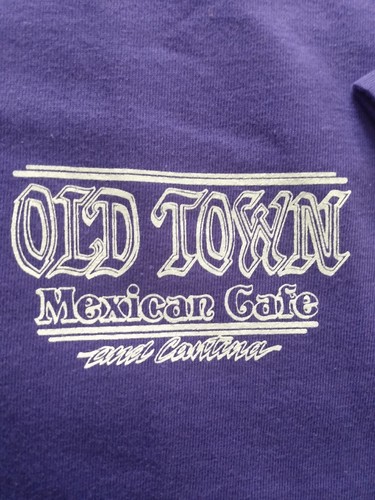 San Diego Chilli Town Mexican Cafe Mens Short Sleeve Cotton Purple Shirt XXL - Picture 6 of 7
